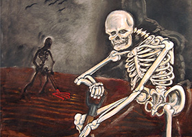 Esqueleto Labrador por Hèctor Vargas